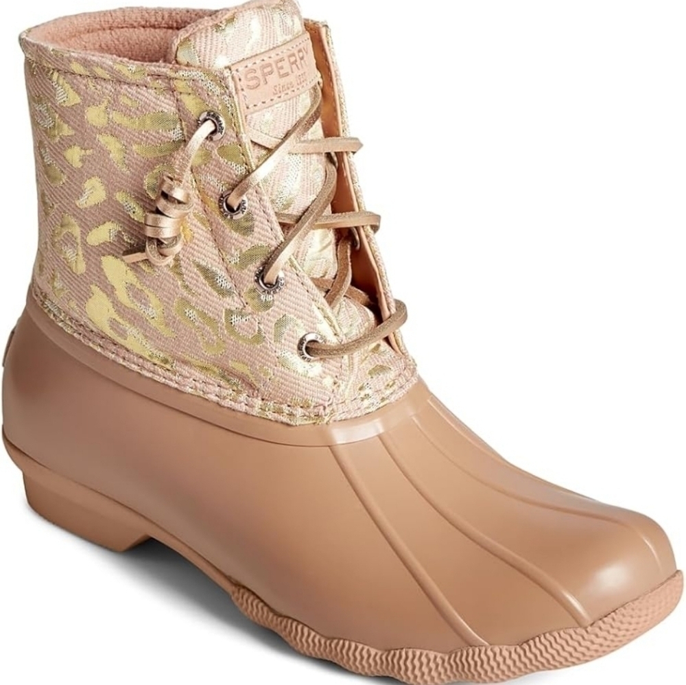 Sperry Women Saltwaters Duckboots Rubber Shoes waterproof boots sz 6